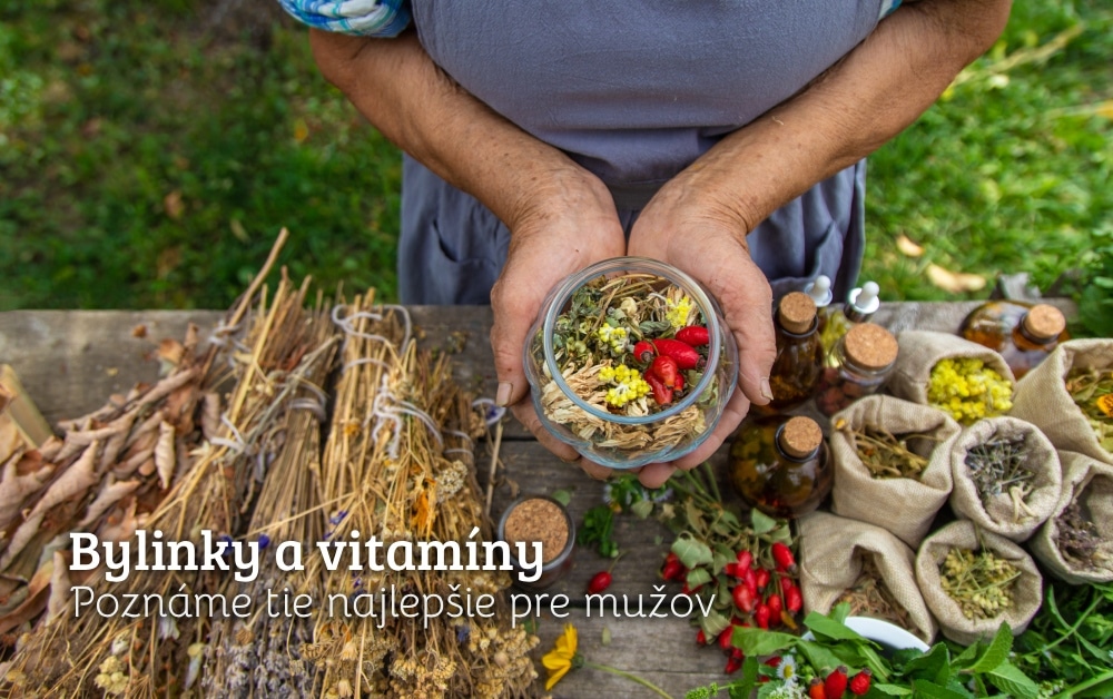 Bylinky a vitamíny pre mužov